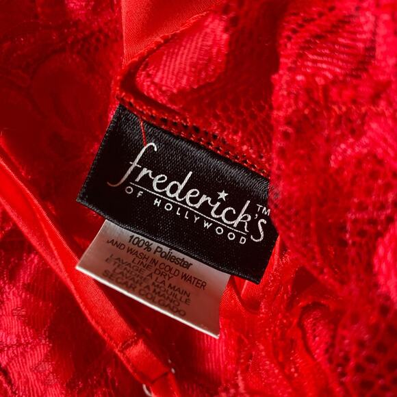 Vintage fredricks red maxi slip dress - Picture 5 of 5